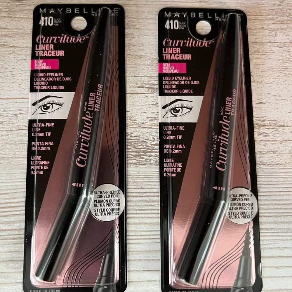 MayBelline Curvitude black eye liner bundle of 2 NEW